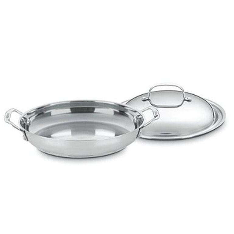 Cuisinart Chef's Classic Stainless Steel 12" Everyday Pan  #725-30D  large