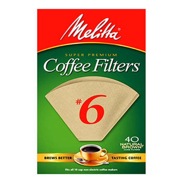 Melitta #6 Coffee Filters - (40ct.)  large