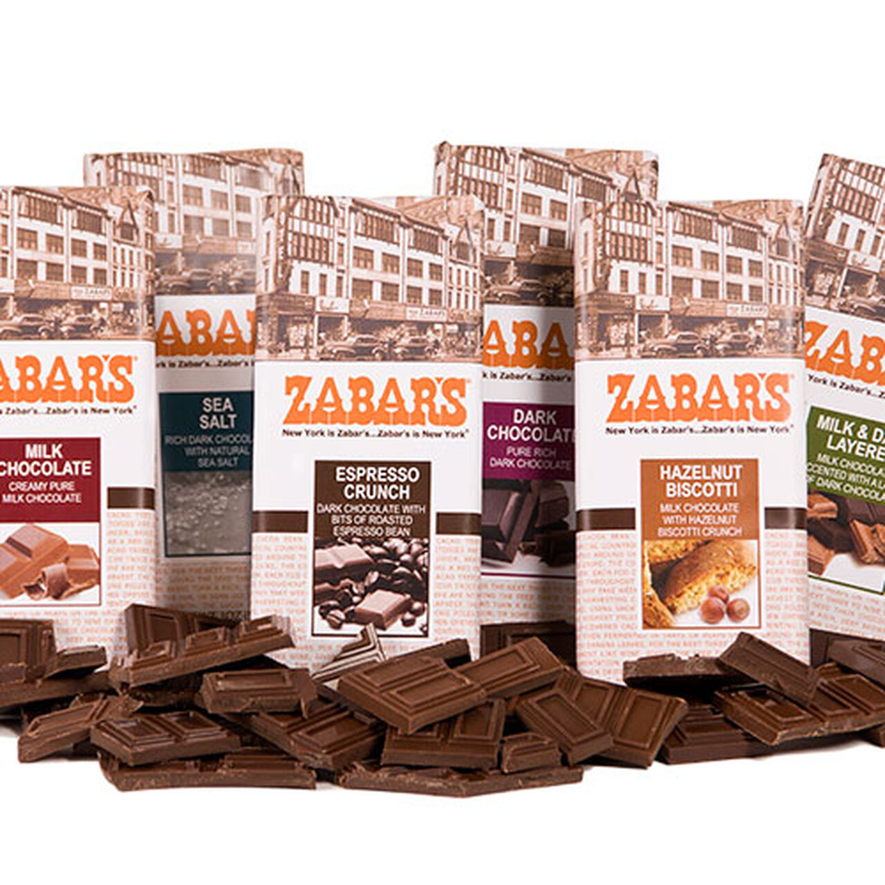 Zabar's 3oz Chocolate Bars (Kosher)  large