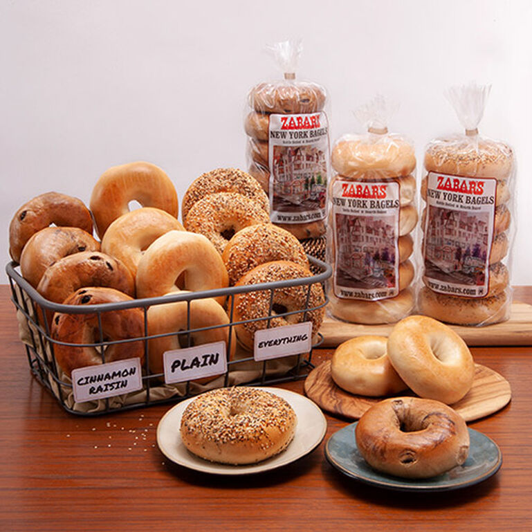 Zabar's NY Original 18 Assorted Bagel Bundle #2 (Kosher)  large