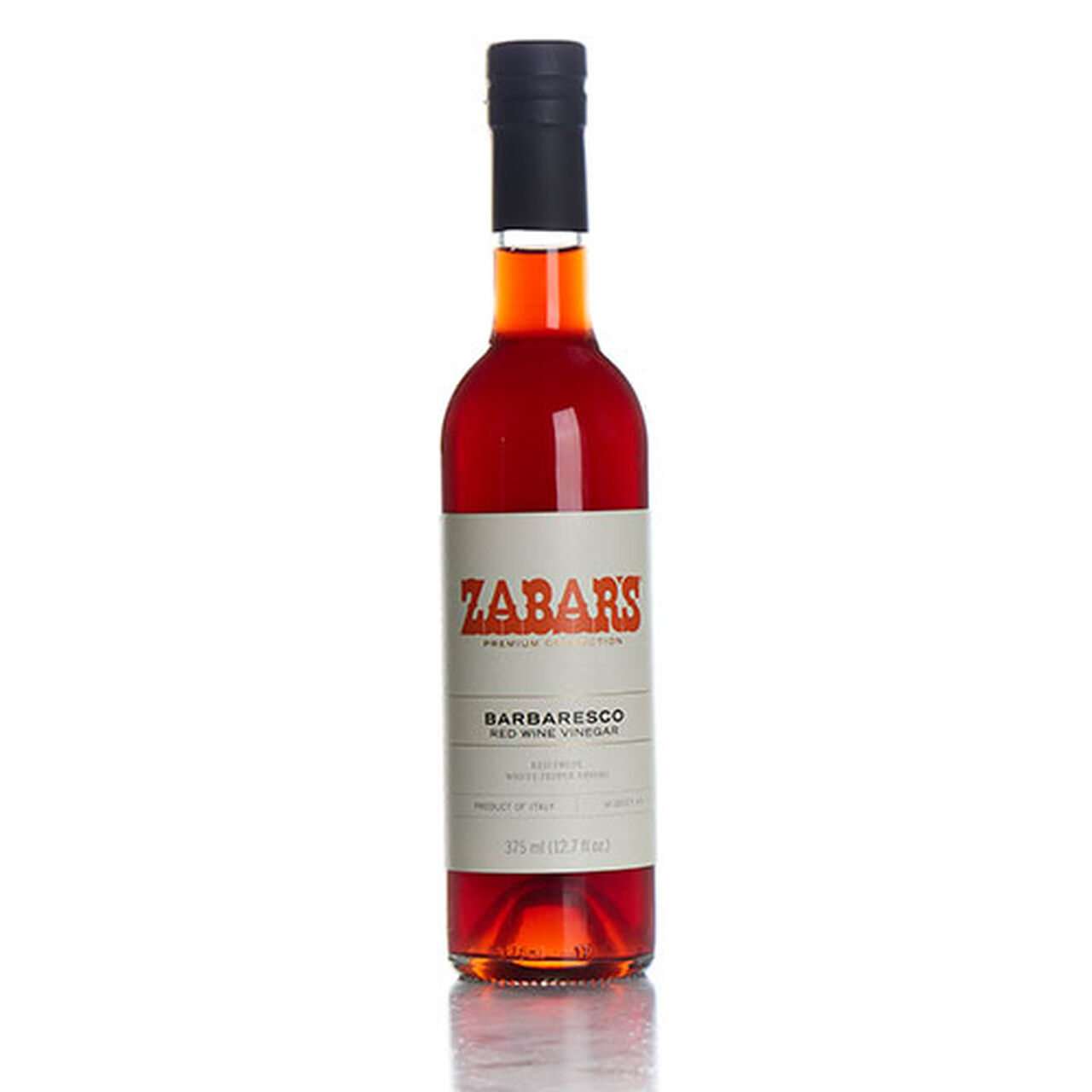 Zabar's Premium Collection Barbaresco Red Wine Vinegar 12.7 fl. oz.  large