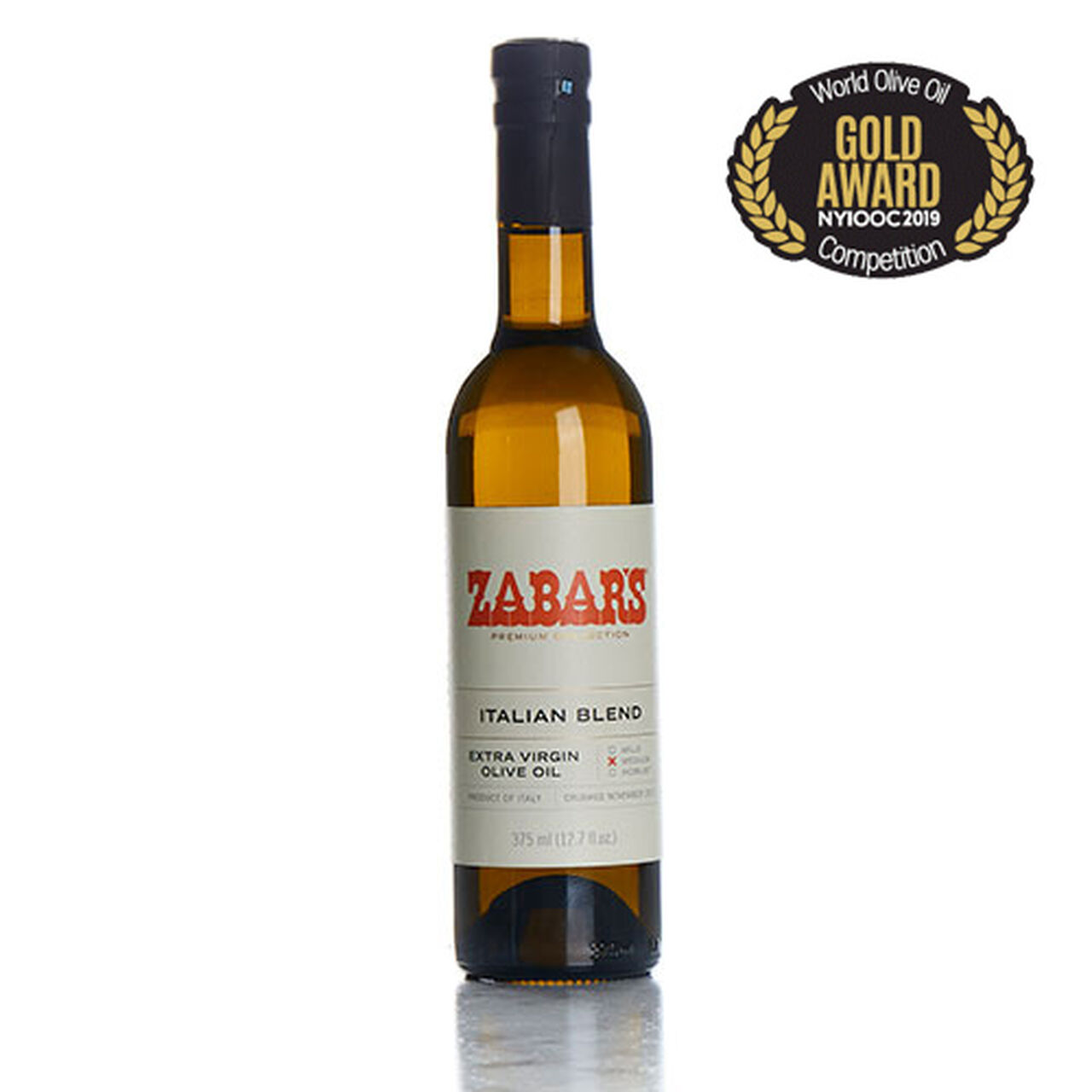 Zabar's Premium Collection Italian Blend Extra Virgin Olive Oil 12.7 fl. oz.  large