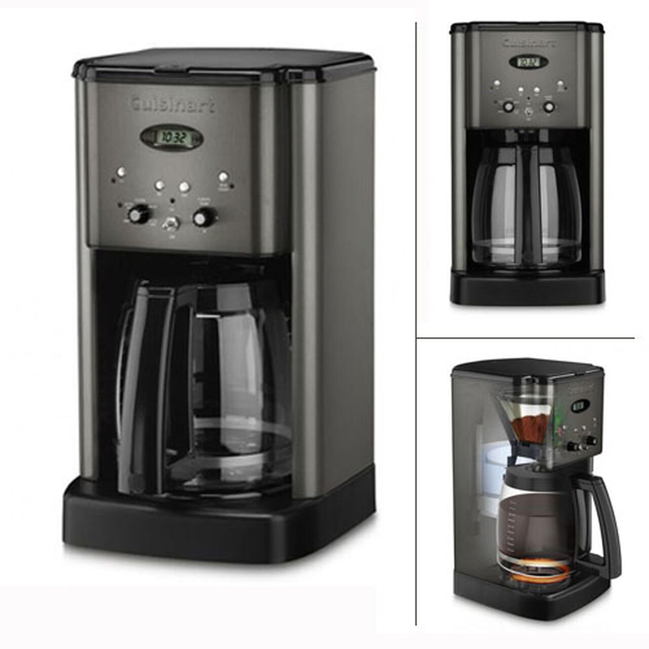 Cuisinart Brew Central 12 Cup Programmable Stainless Steel Coffeemaker #DCC-1200  large