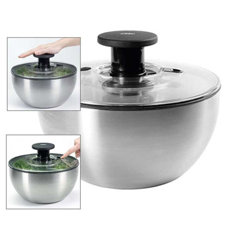 OXO Stainless Steel Salad Spinner #1071497  large