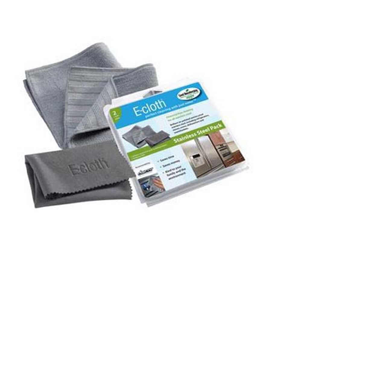 E-cloth Stainless Steel Cleaning Pads (Pack of 2) #10617  large