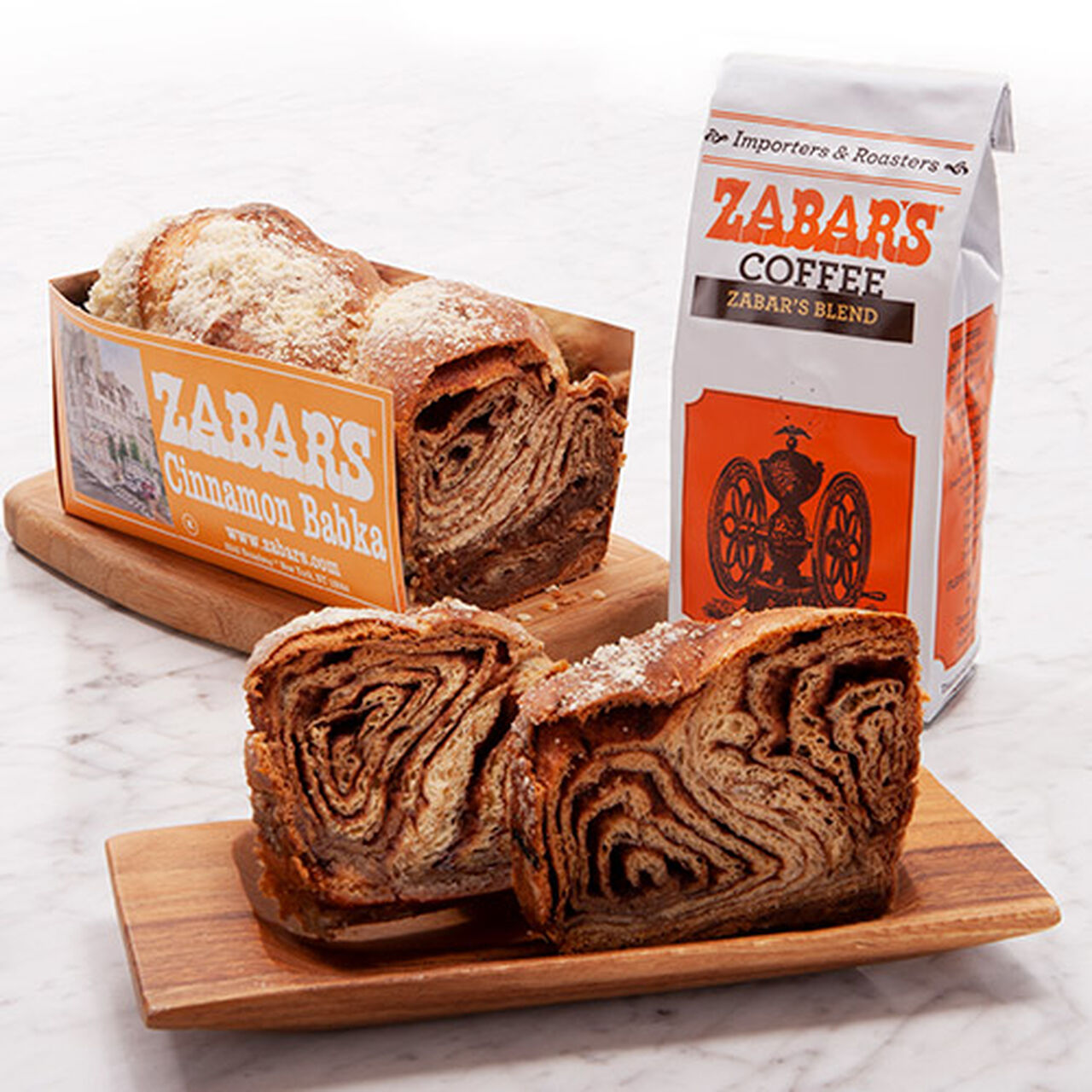 Zabar's Coffee & Cinnamon Babka Bundle (Kosher)  large