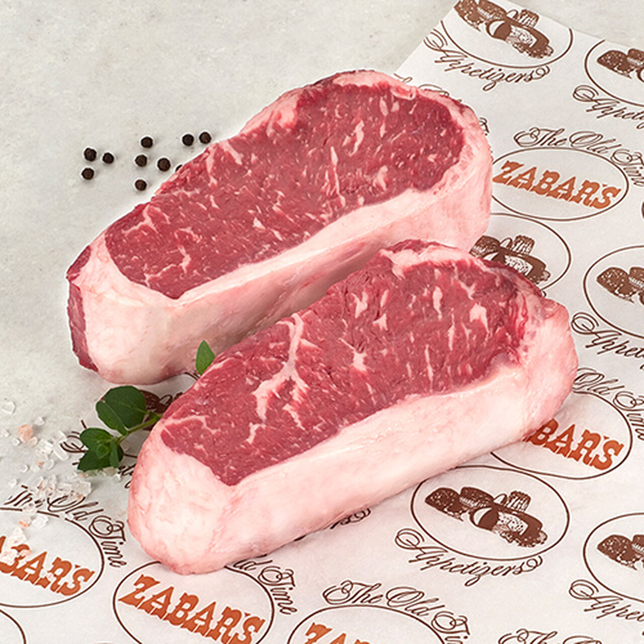 USDA Choice Boneless NY Steak 2 pack  large