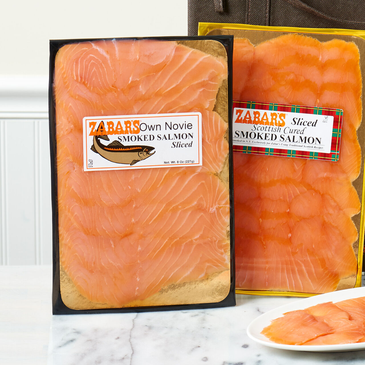 Zabar's Prepack Nova Salmon (Kosher)  large