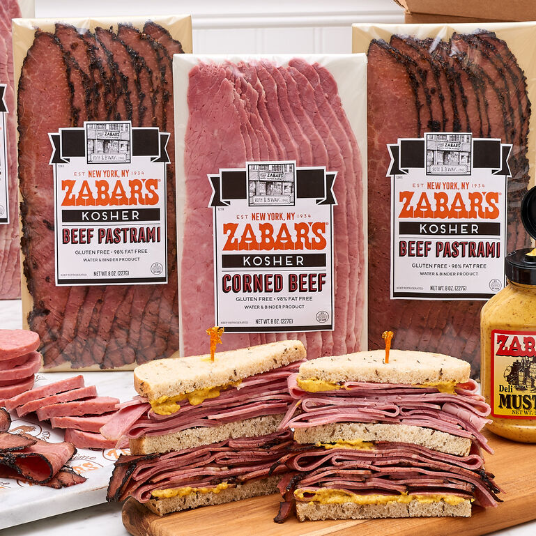 Zabar's Prepack Pastrami 8oz (Kosher)  large