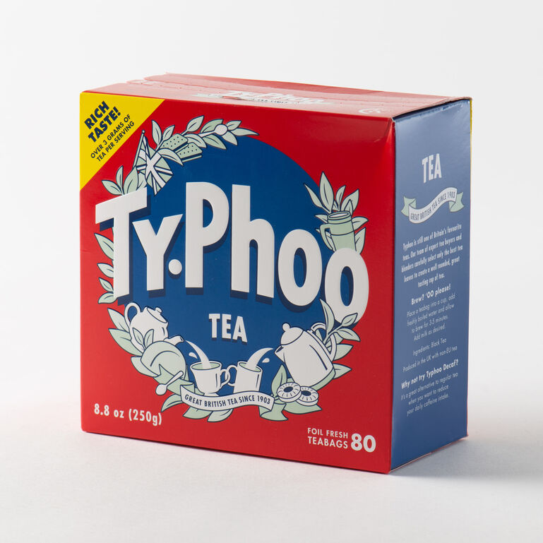 Ty-phoo Round Tea Bags - 80ct  (Kosher)  large