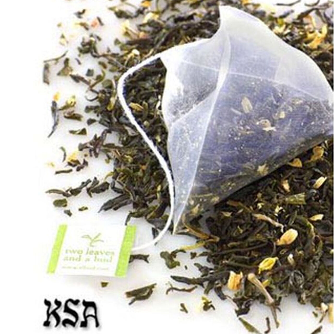 Two Leaves and a Bud Jasmine Petal Green Tea - 15 Ct. (Kosher)  large