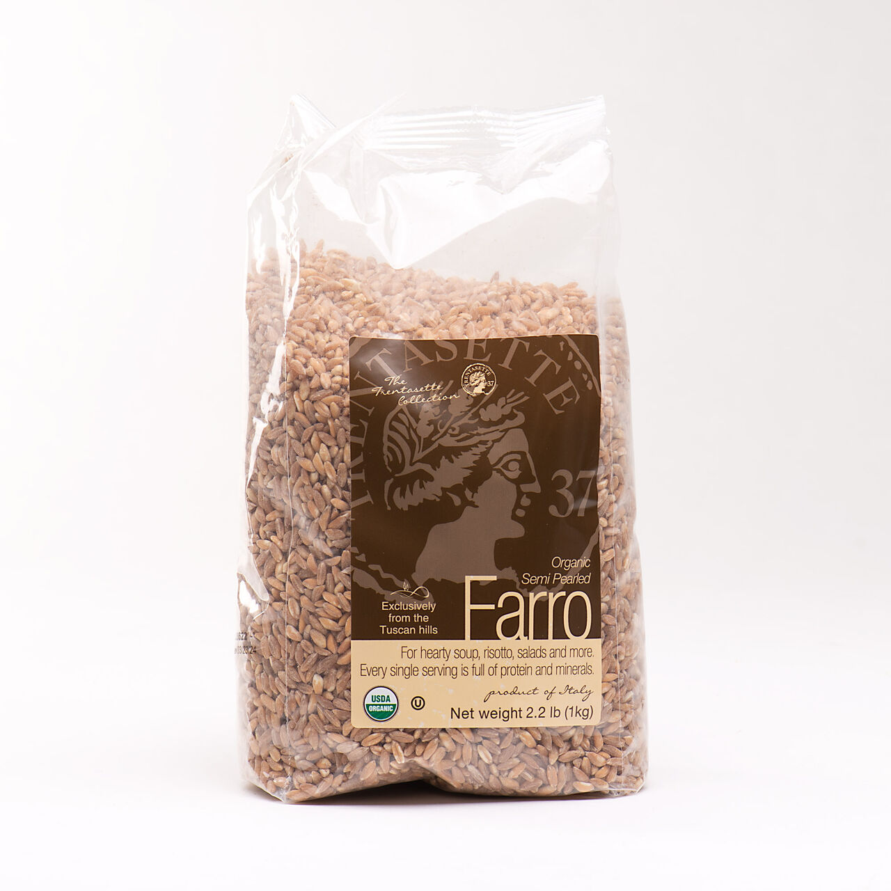 Trentasette Farro Grains 2.2 lbs.  large