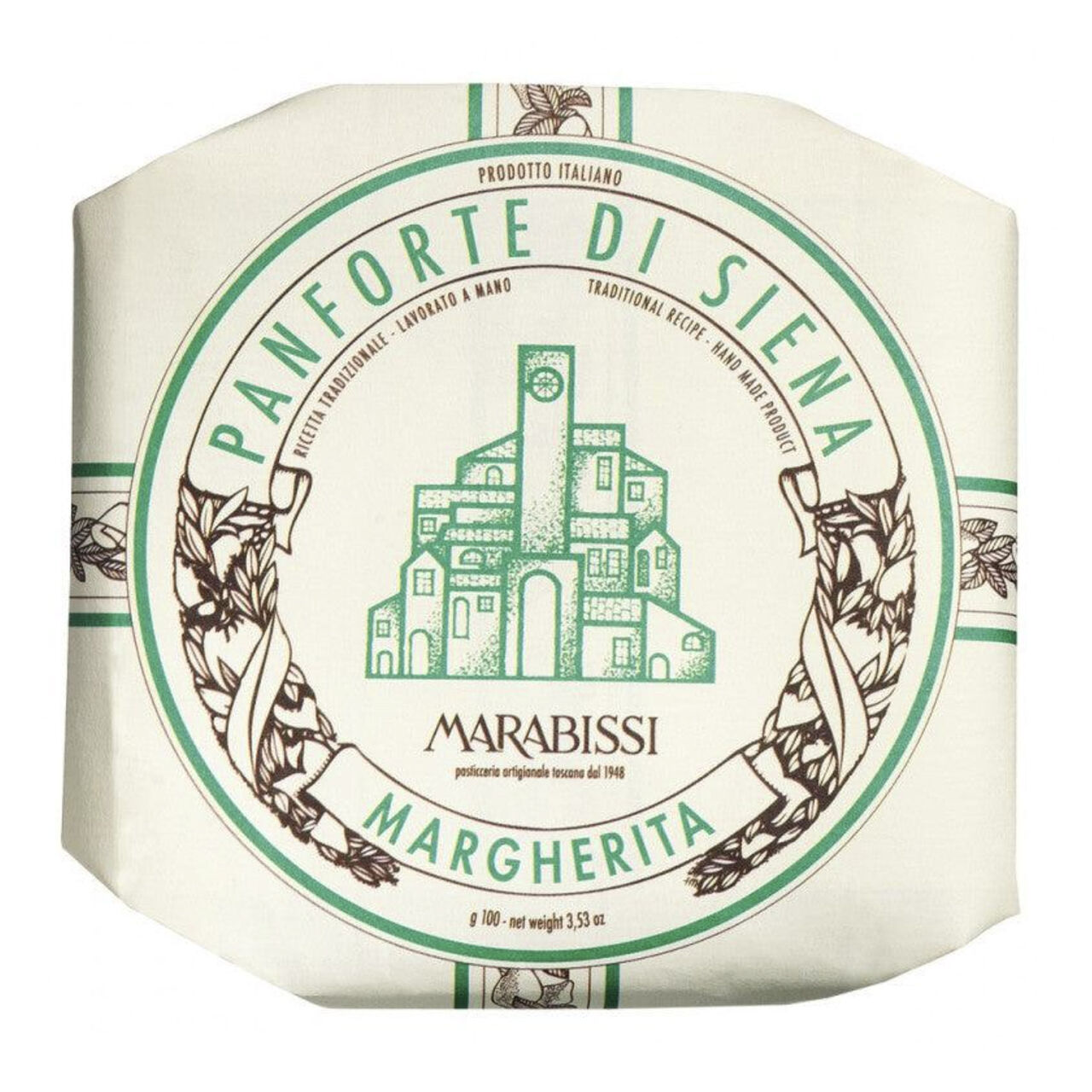 Marabissi IL Panforte 7.05oz - Almonds and Candied Fruit Cake  large