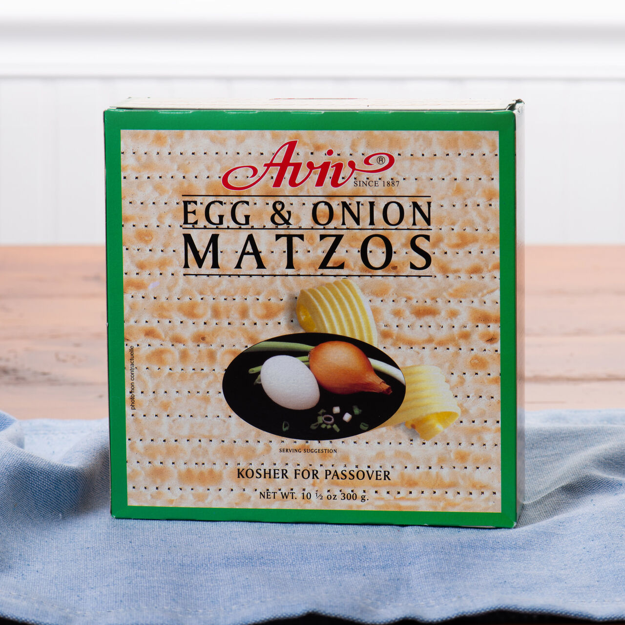 Aviv Egg & Onion Matzos (Kosher for Passover)  large