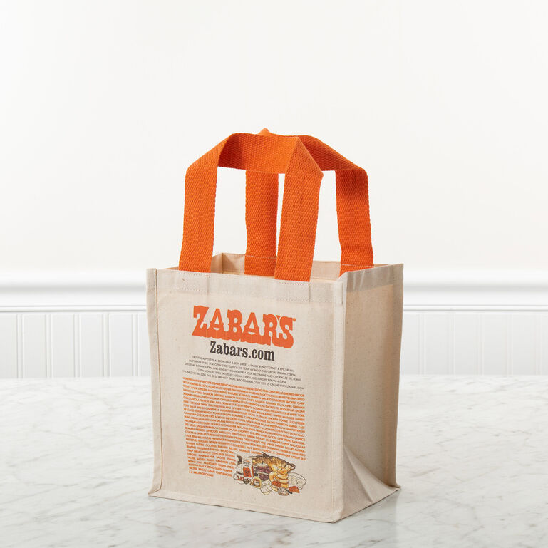 Zabar's Canvas Tote Bag with Words (Small)  large