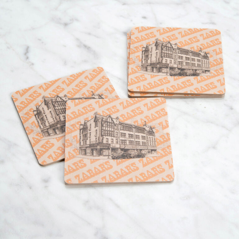 Zabar's Coaster - 4" x 4"  large