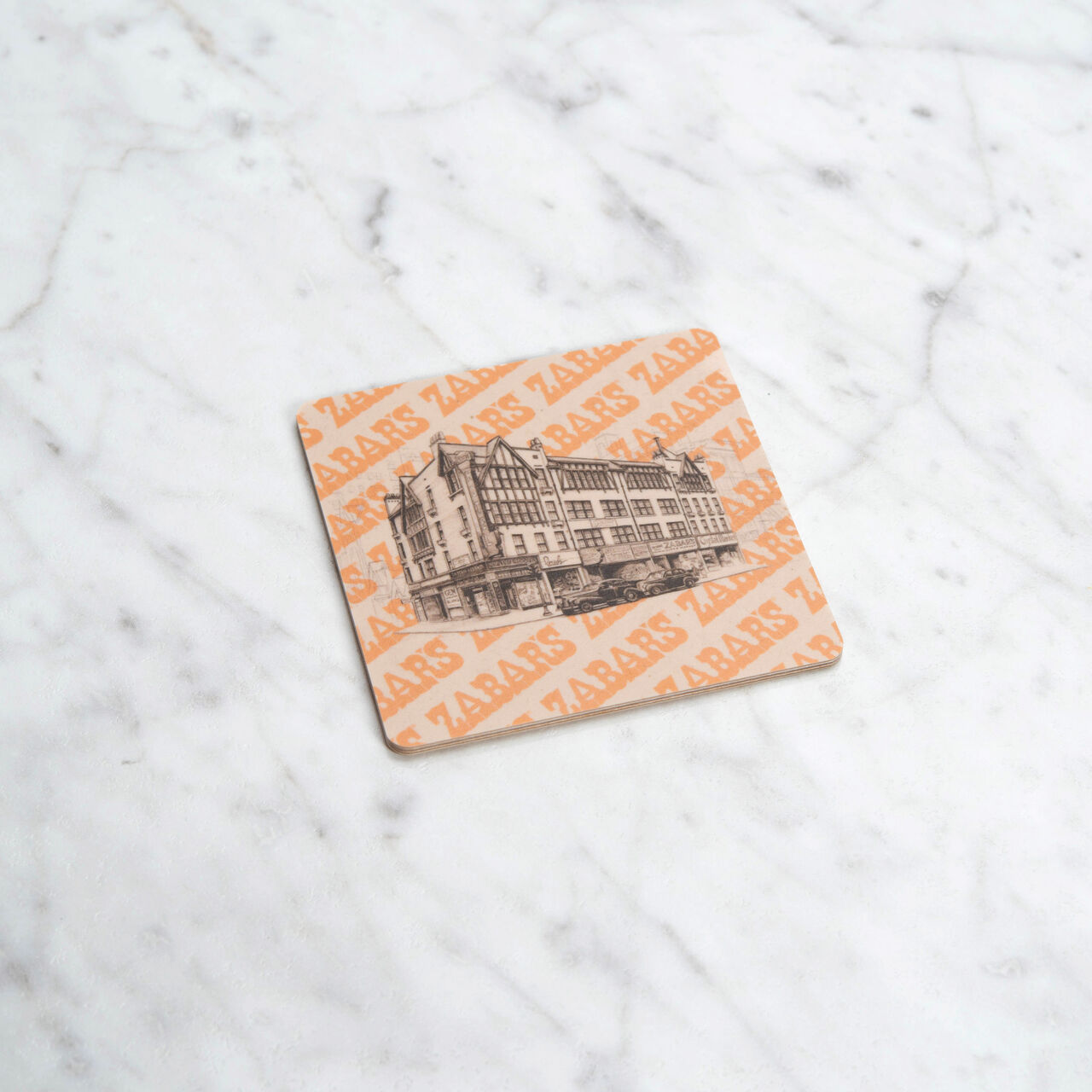 Zabar's Coaster - 4" x 4"  large