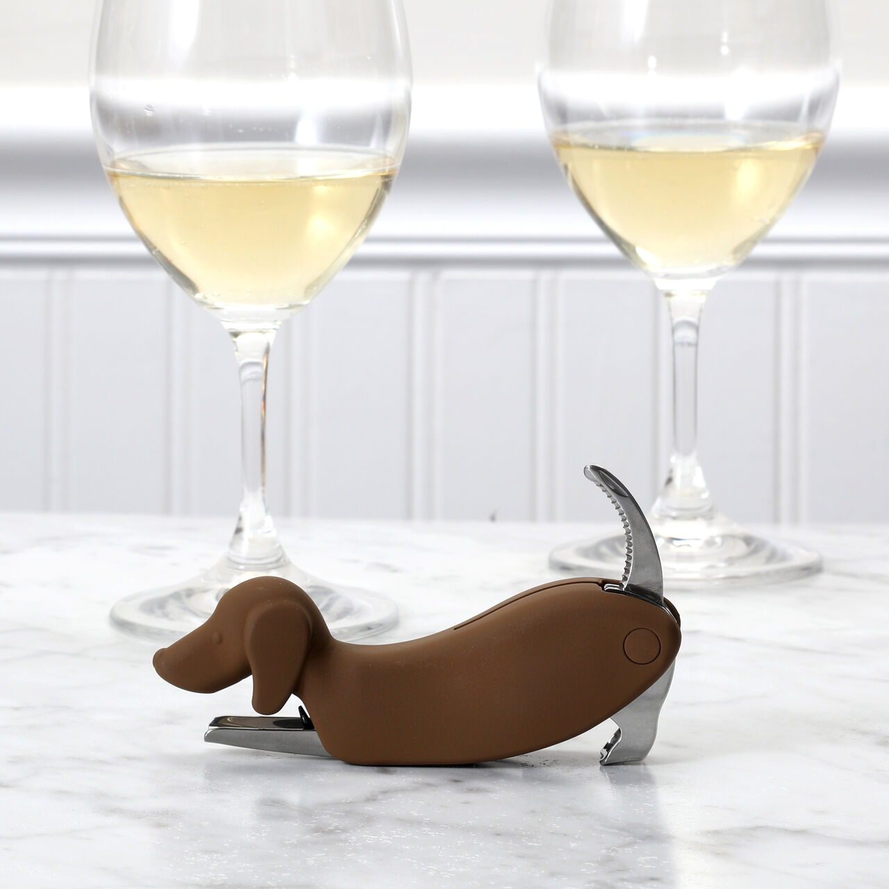 Genuine Fred Winer Dog - Dachshund Dog Shaped Corkscrew  large